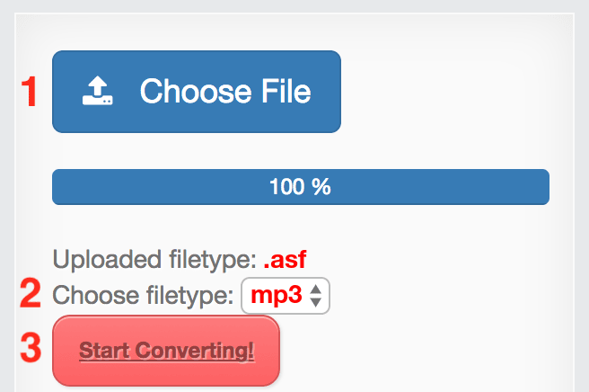 How to convert ASF files online to MP3